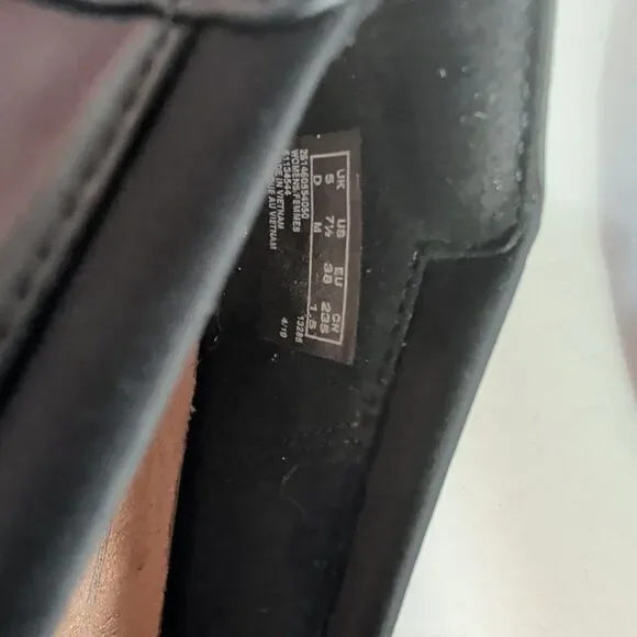 (2) Pair of Clarks,Bendables Women Brown Leather Slip 7M, Black Unstructured 7.5 - Picture 15 of 16